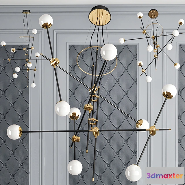 1653558 - lighting - Chandelier Bullarum St-9 3D Max