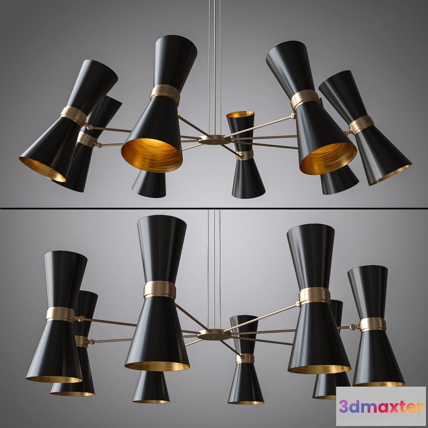 1653560 - lighting - Chandelier CAIRO MULLAN 3D Max