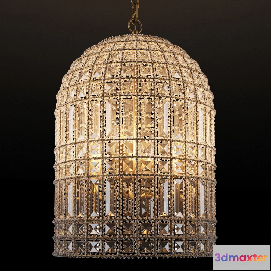 1653562 - lighting - Dominique medium chandelier CH064-4-VBN 3D Max