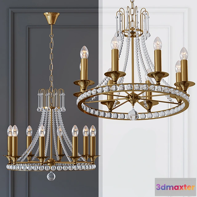 1653568 - lighting - Chandelier Candelia 56 3D Max
