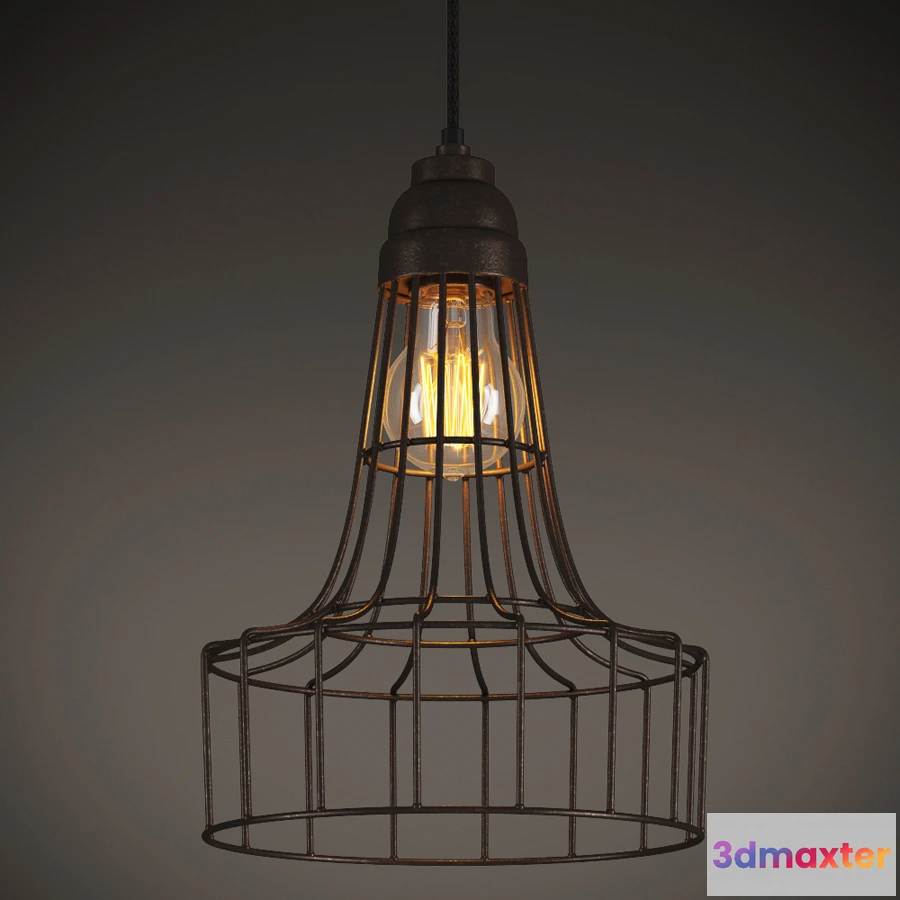 1653572 - lighting - Evron Bent metal frame chandelier CH091D-1 3D Max