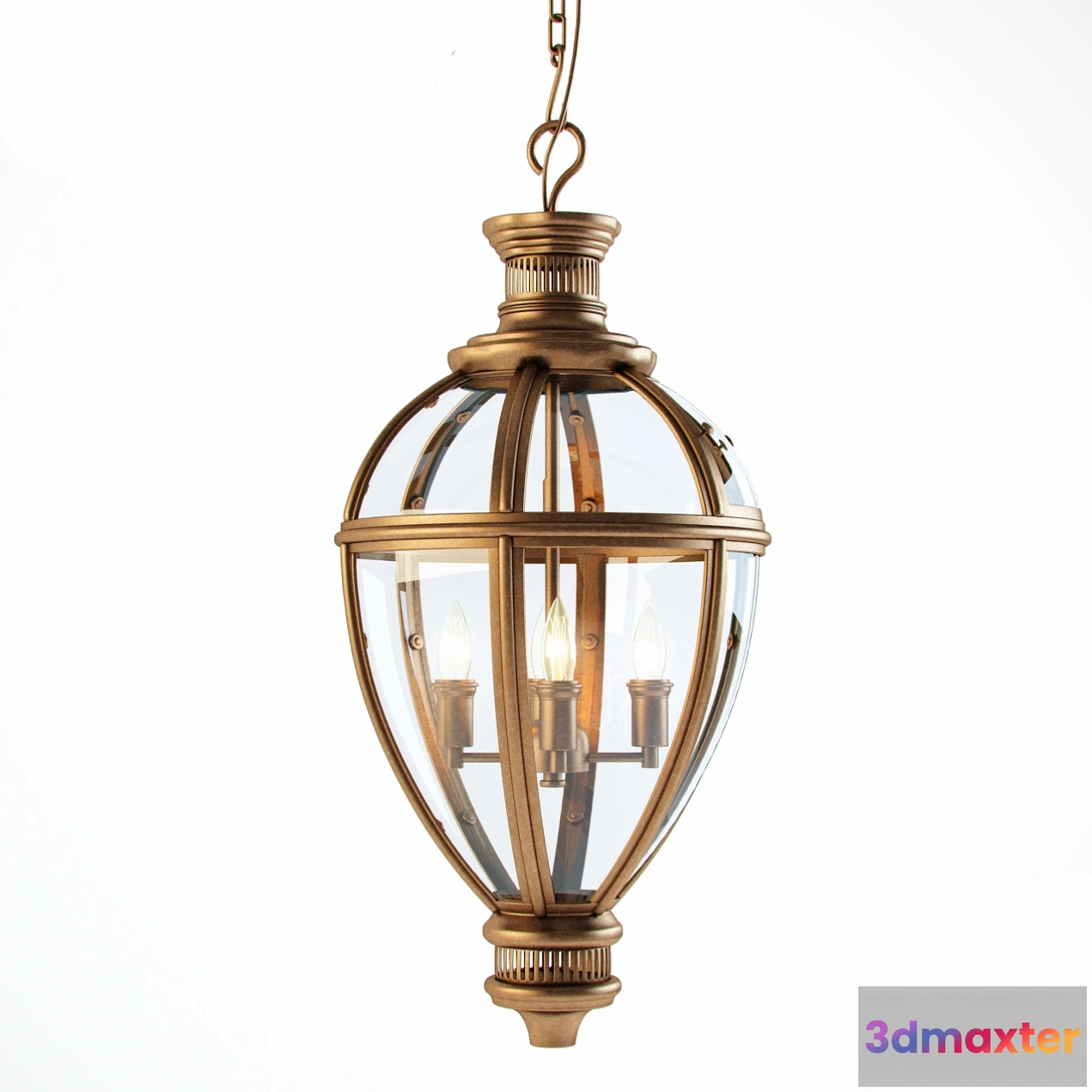 1653590 - lighting - Eichholtz Lantern Arcadia chandelier 2 3D Max