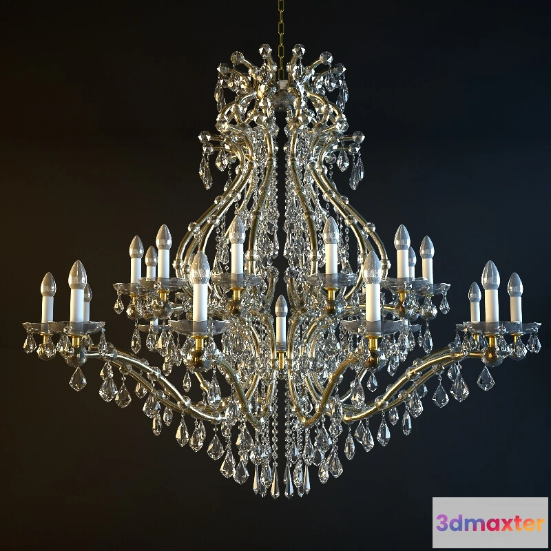 1653596 - lighting - Chandelier CH030-5-LRR 3D Max