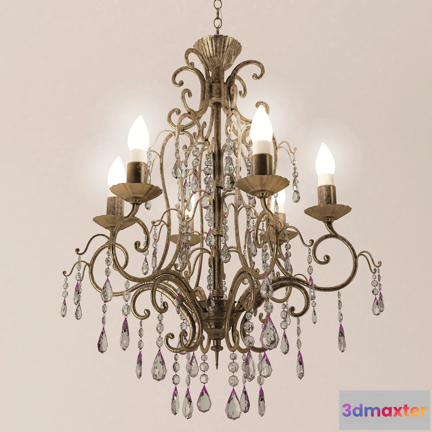 1653600 - lighting - Chandelier ASTRA 3 3D Max