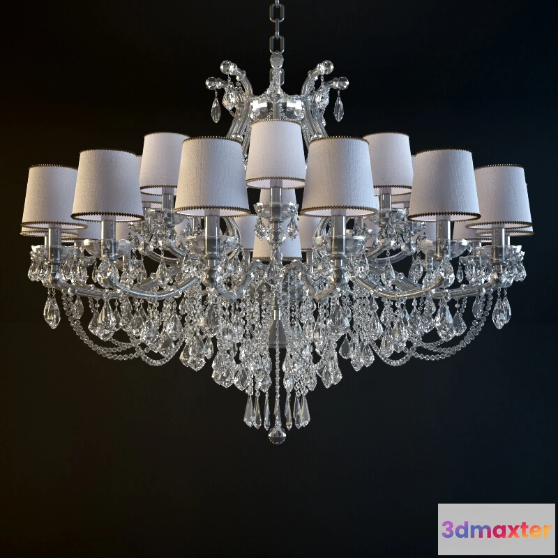 1653606 - lighting - Chandelier Natti Pagona 7 3D Max
