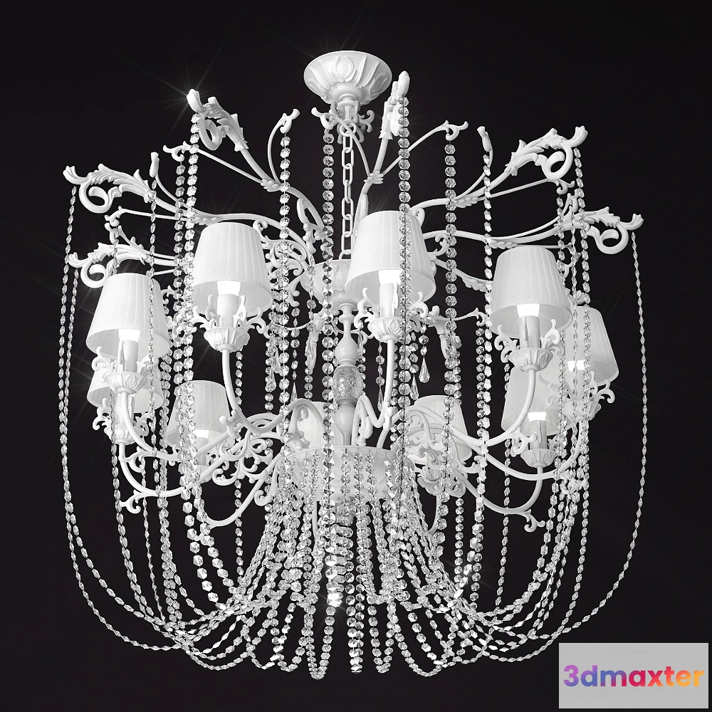 1653624 - lighting - Masiero Classica chandelier 7 3D Max
