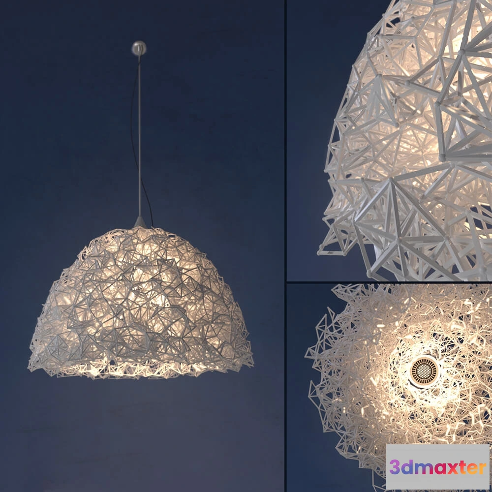 1653646 - lighting - Chandelier triangle  8 3D Max