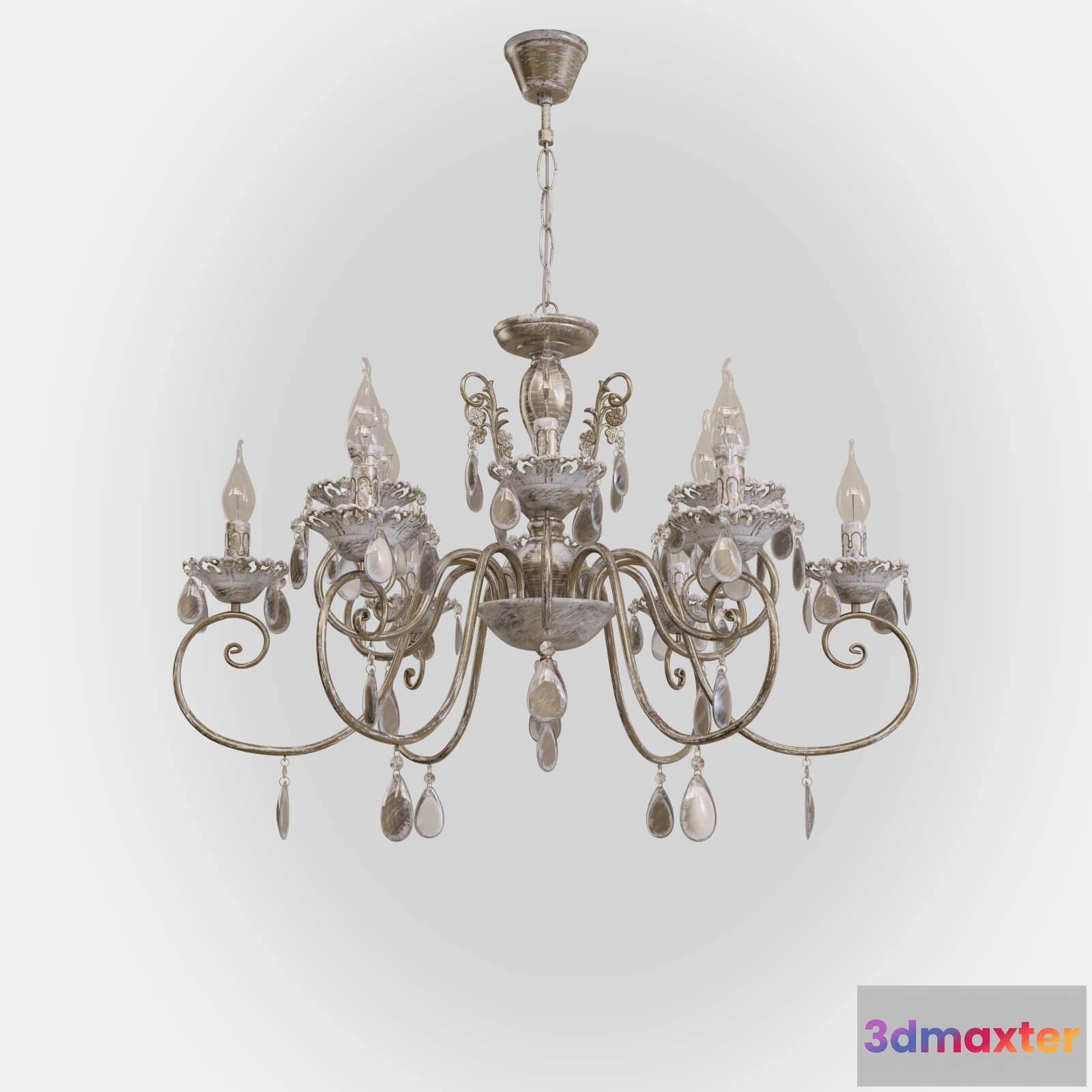 1653672 - lighting - Chandelier hanging Eurosvet 1000912 3D Max