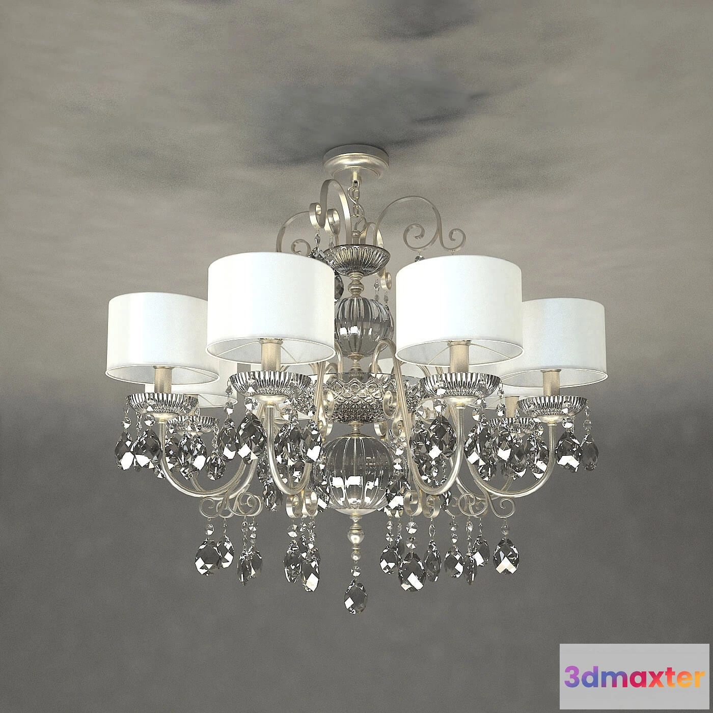 1653680 - lighting - Chandelier Masiero Antika 60358 P17 3D Max