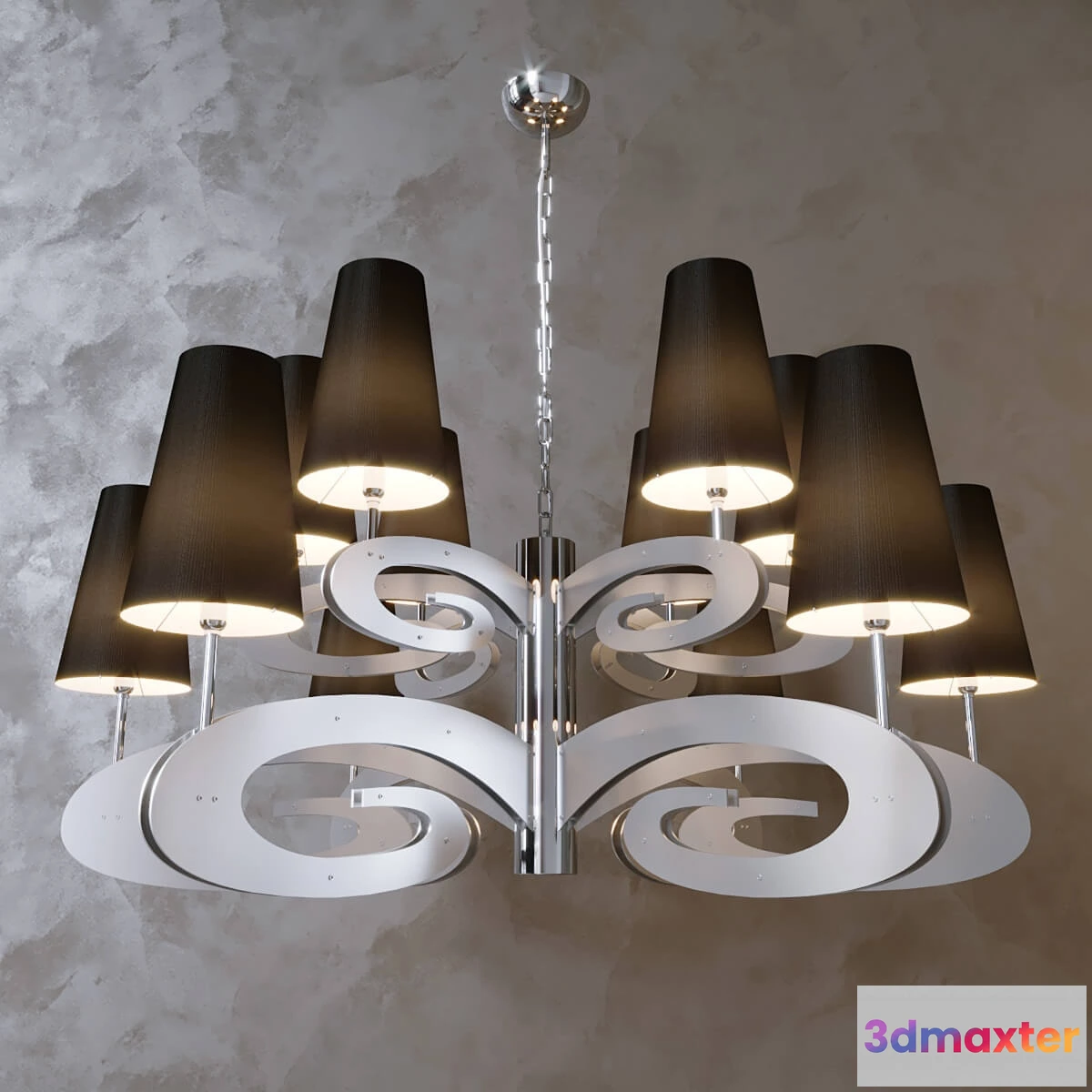 1653682 - lighting - Chandelier Ilfari lazy sunday 3D Max