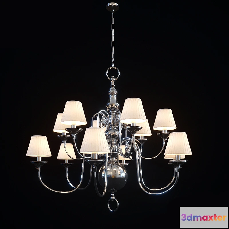 1653686 - lighting - Chandelier Eichholtz  La Chapelle 3D Max