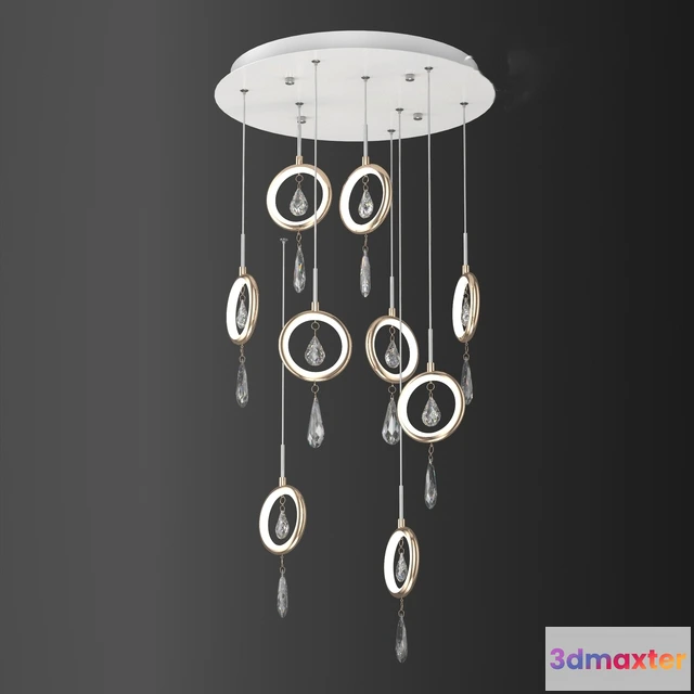 1653698 - lighting - Chandelier Odeon light 4034 54L 3D Max