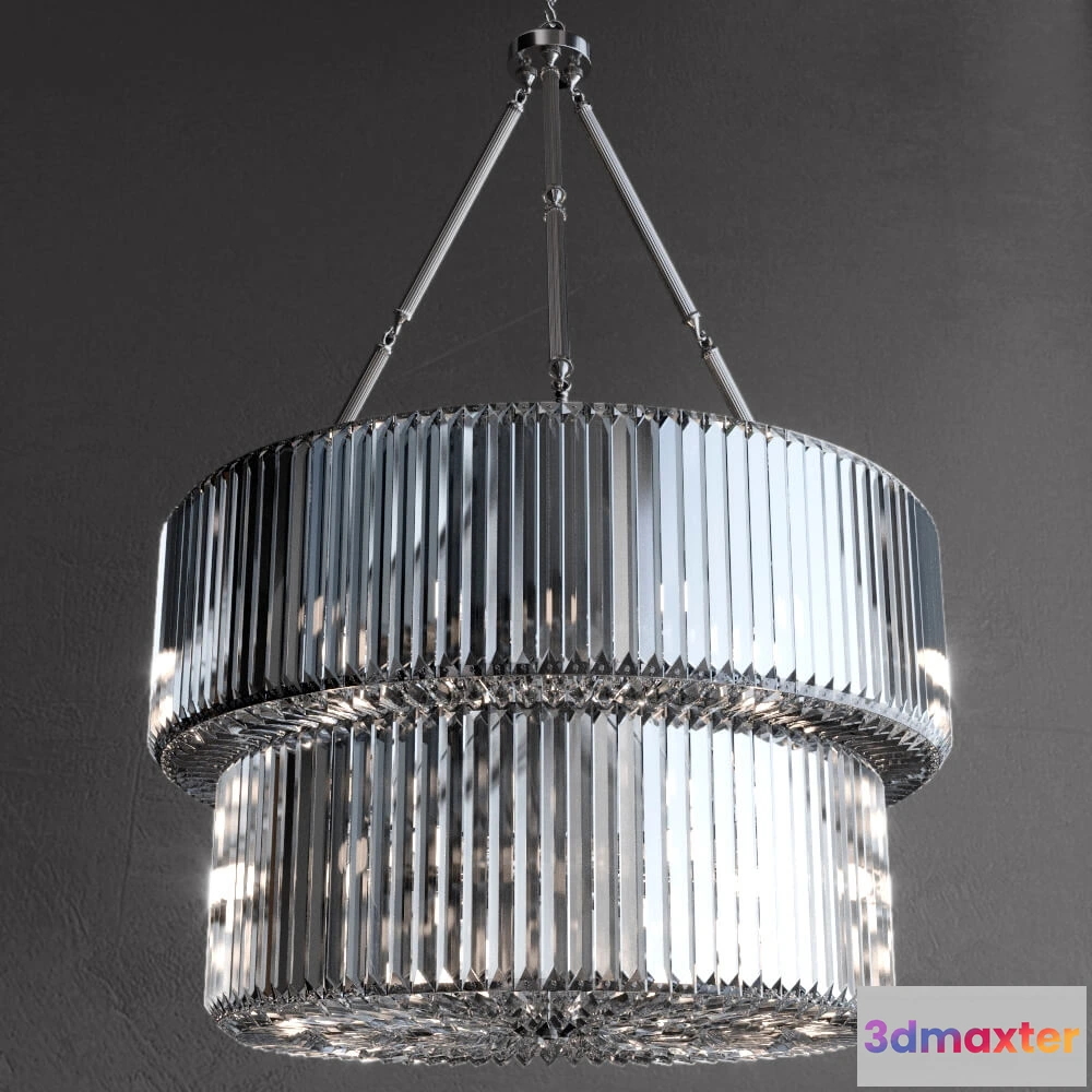 1653724 - lighting - Chandelier Infinity Double 3D Max