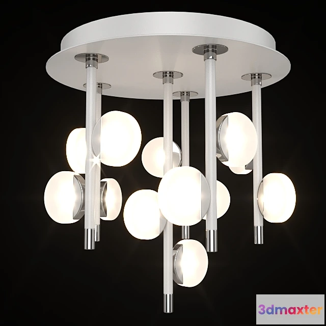 1653728 - lighting - Chandelier Eglo Olindra 96968 3D Max