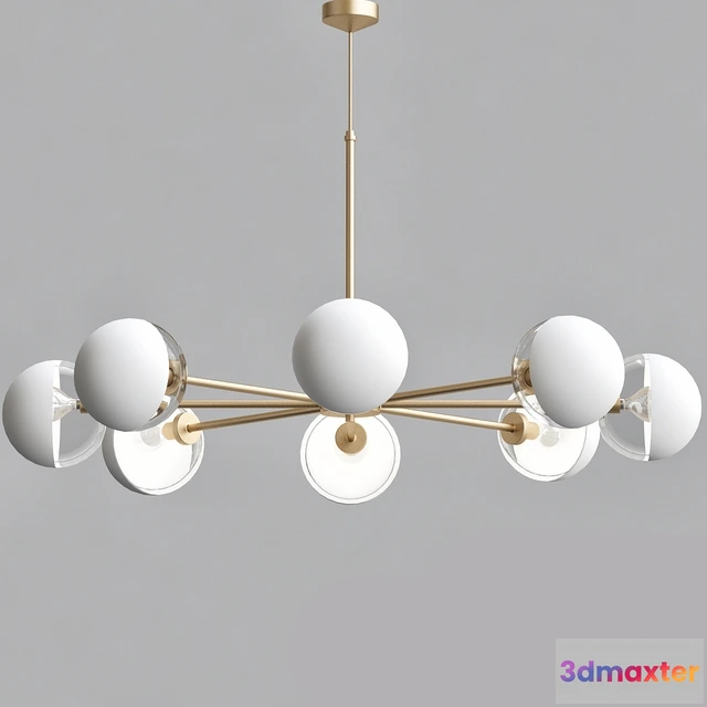 1653740 - lighting - Chandelier Molecola IL Fanale 3D Max
