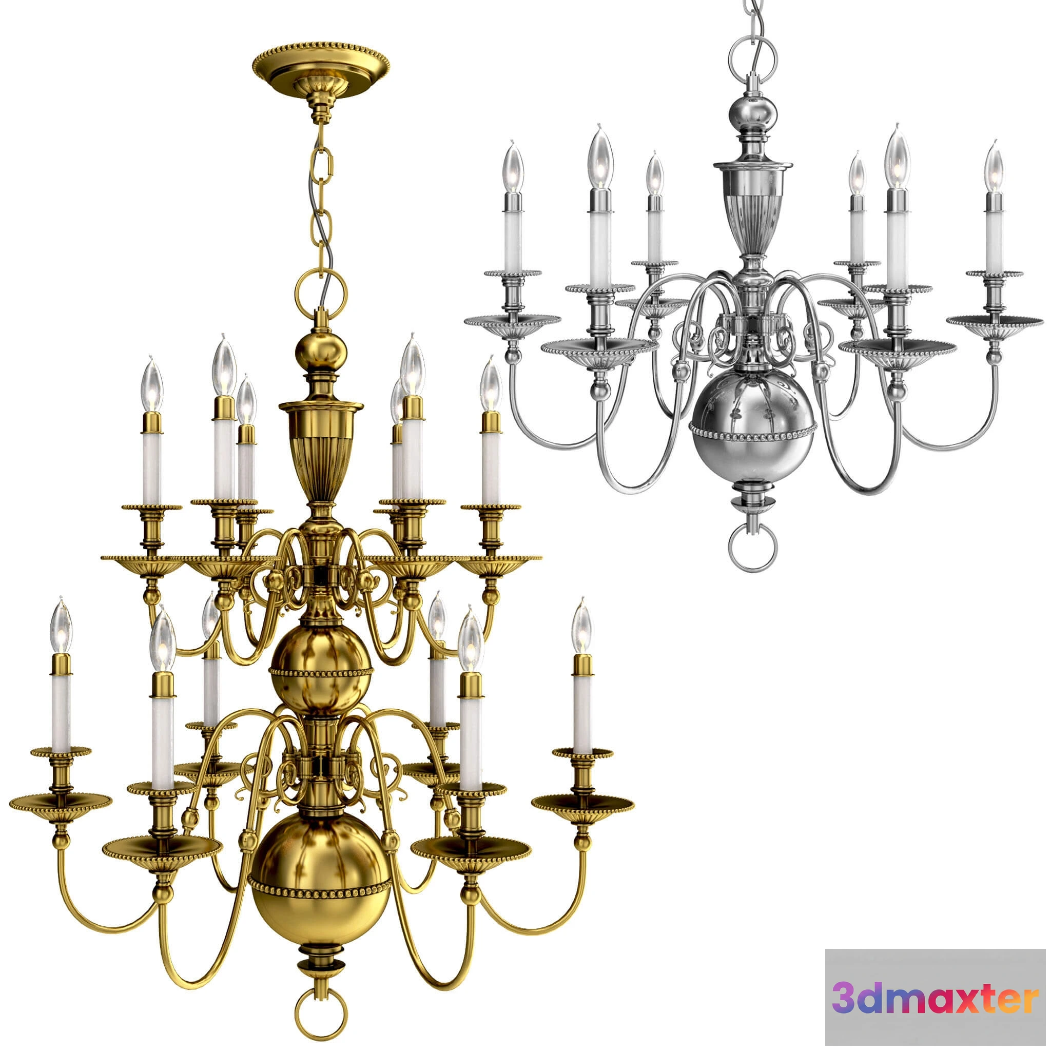 1653752 - lighting - Chandelier Hinkley Oxford 3D Max