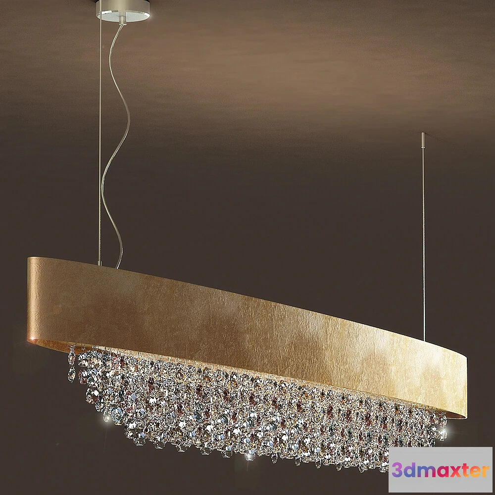 1653756 - lighting - Chandelier Masiero OLA S6OV 160 3D Max