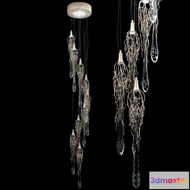 1653762 - lighting - Chandelier Serip Schematics PL 37013 3D Max