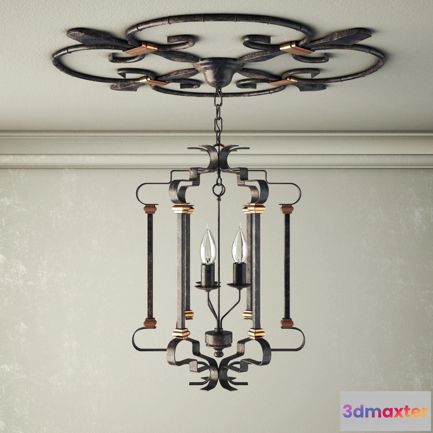 1653768 - lighting - Chandelier Joalpa 3D Max