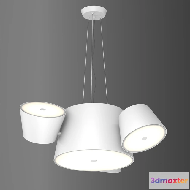 1653776 - lighting - Chandelier odeon light 39914 charlie 3D Max