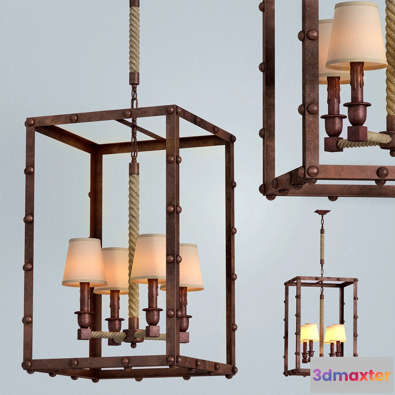 1653806 - lighting - Chandelier Elegance and Solidity 4 3D Max