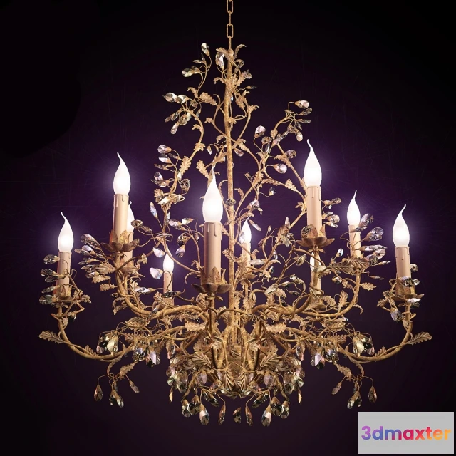 1653834 - lighting - Chandelier Nuova Montart 1258 3D Max