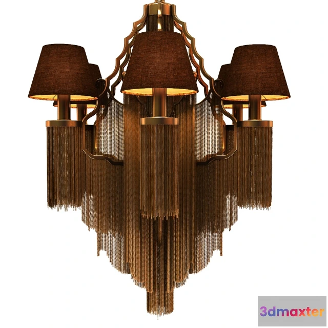 1653836 - lighting - Chandelier Fringe S Eichholtz 3D Max