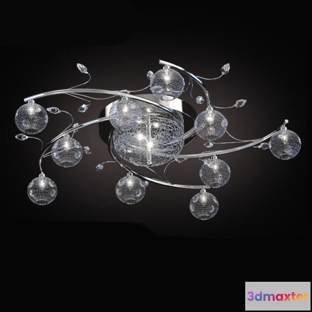 1653850 - lighting - Chandelier Esole by Odeon Light 3D Max