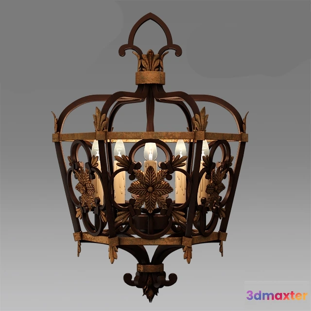 1653876 - lighting - Chandelier Castile  242749ST Fine Art Lamps 3D Max