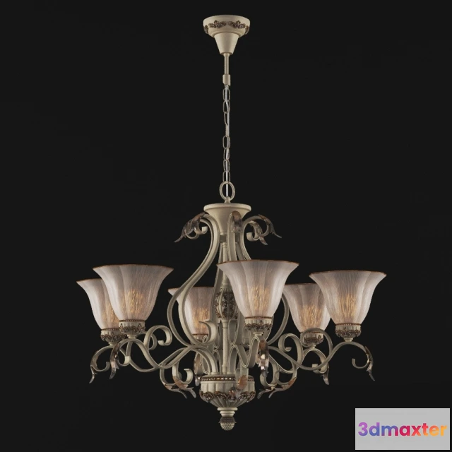 1653898 - lighting - Chandelier Chiaro Versace 254014006 3D Max