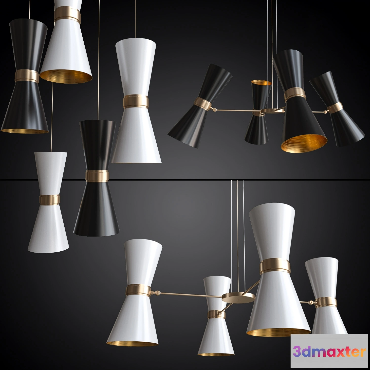 1653904 - lighting - Chandelier and pendants Cairo Mullan 3D Max