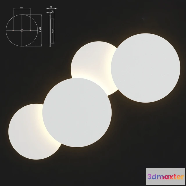 1653908 - lighting - Sconce Eclipse 3D Max