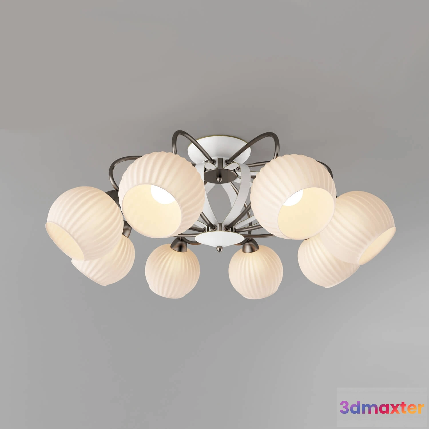 1653920 - lighting - Chandelier Arte lamp  A6342PL-8WG 3D Max