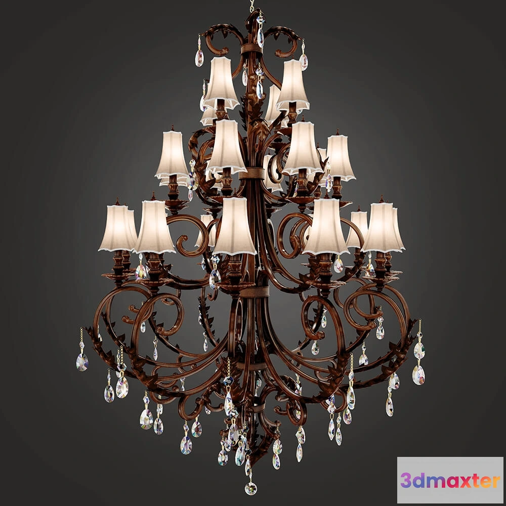1653926 - lighting - Chandelier Bliss L’Arte Luce 3D Max