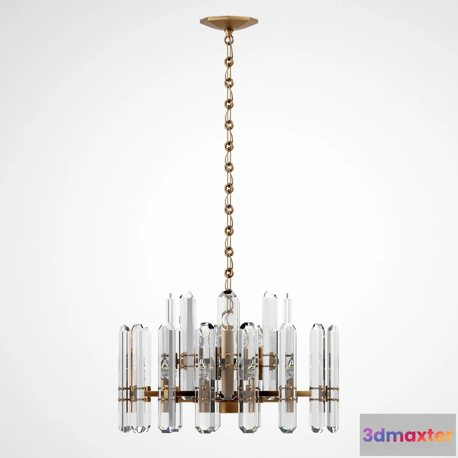 1653936 - lighting - Chandelier and sconces Aerin Bonnington 3D Max