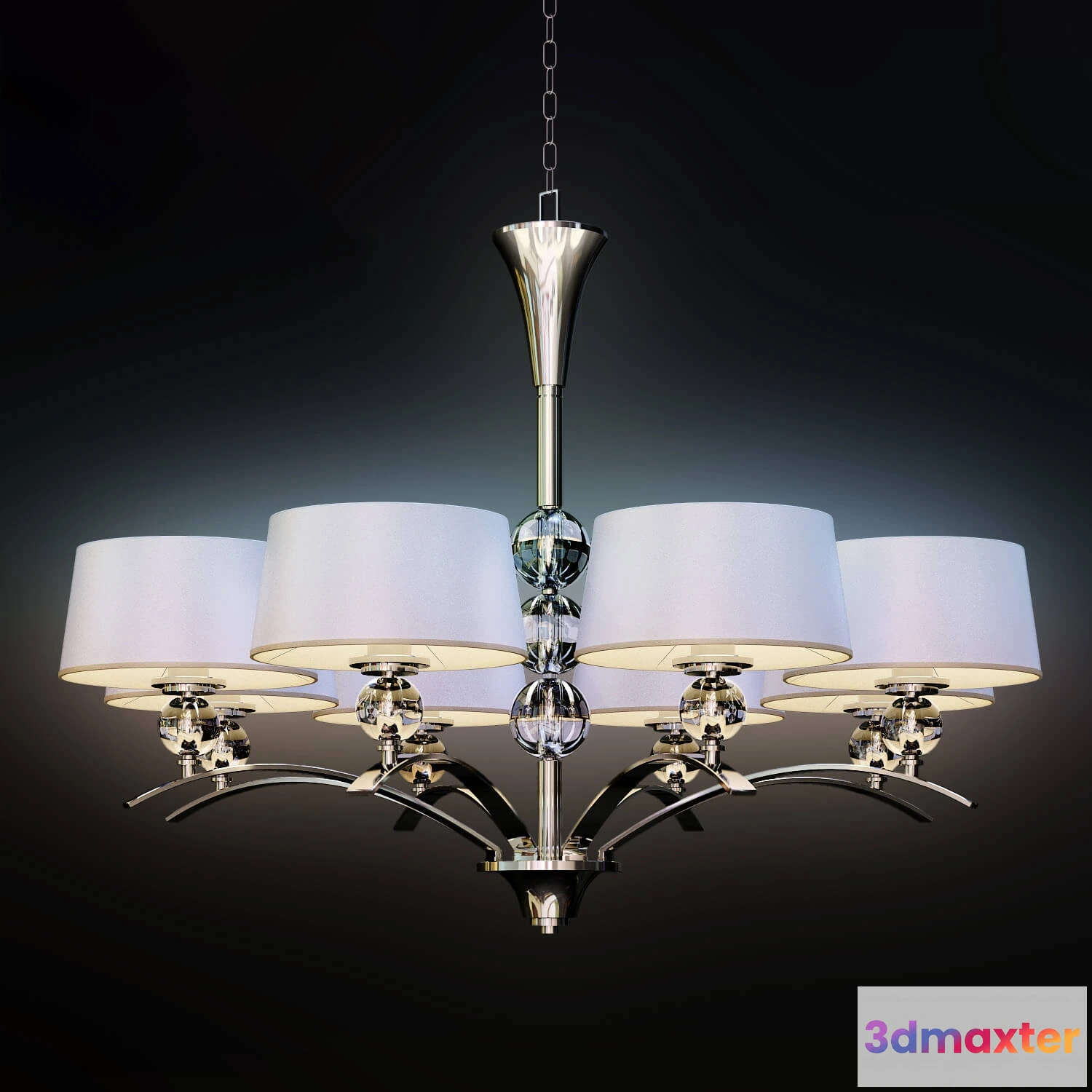 1653954 - lighting - Chandelier  Charleston lighting 489066 3D Max