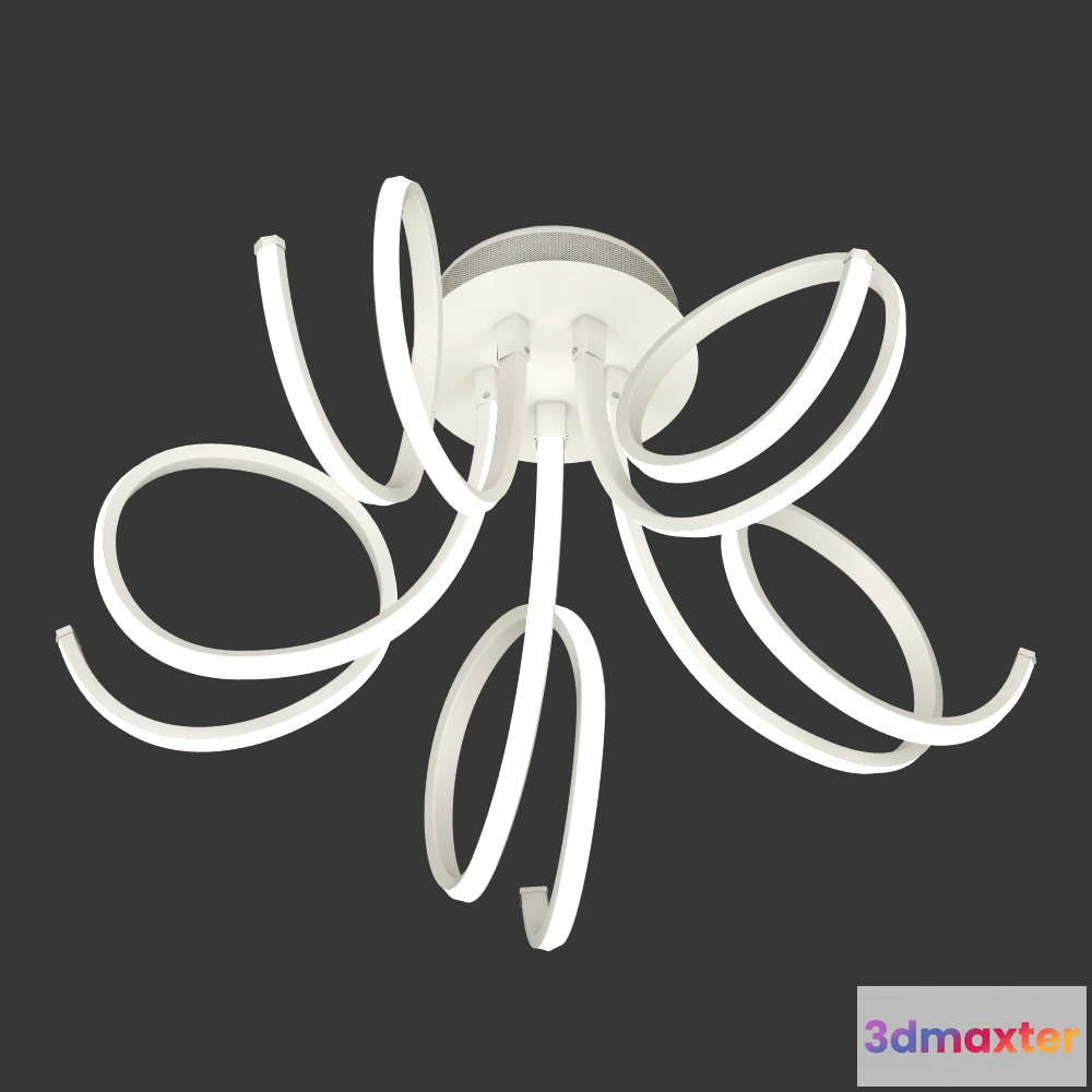 1653974 - lighting - Ceiling Light Eurosvet 900425 Aries 3D Max
