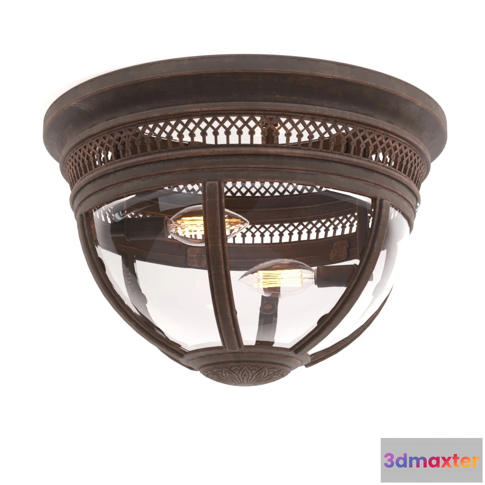 1654002 - lighting - Ceiling lamp Eichholtz ceiling lamp Residential cooper 3D Max