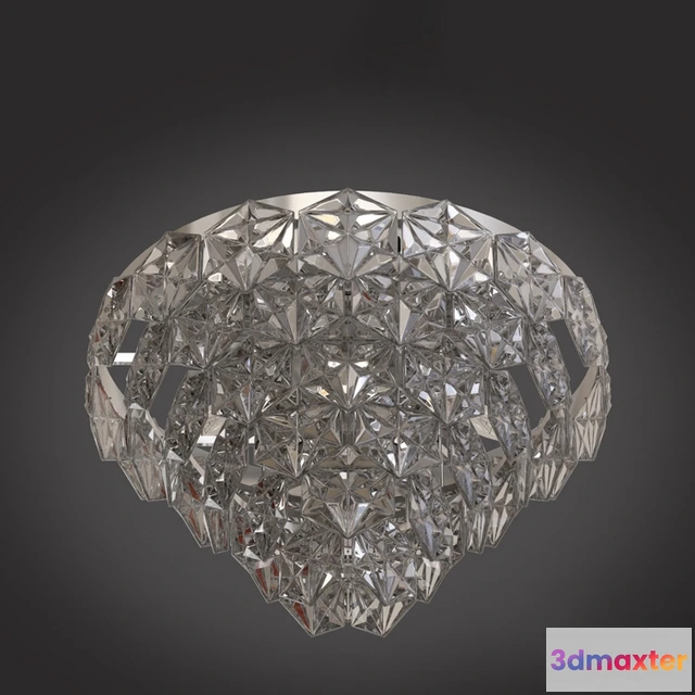 1654026 - lighting - Ceiling chandelier with Bogate’s crystal 29612 Strotski 3D Max