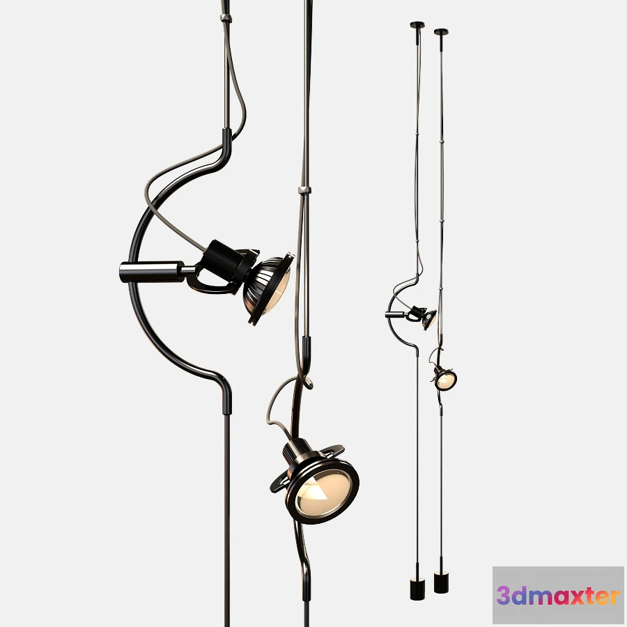 1654092 - lighting - Hanging lamp 5 3D Max