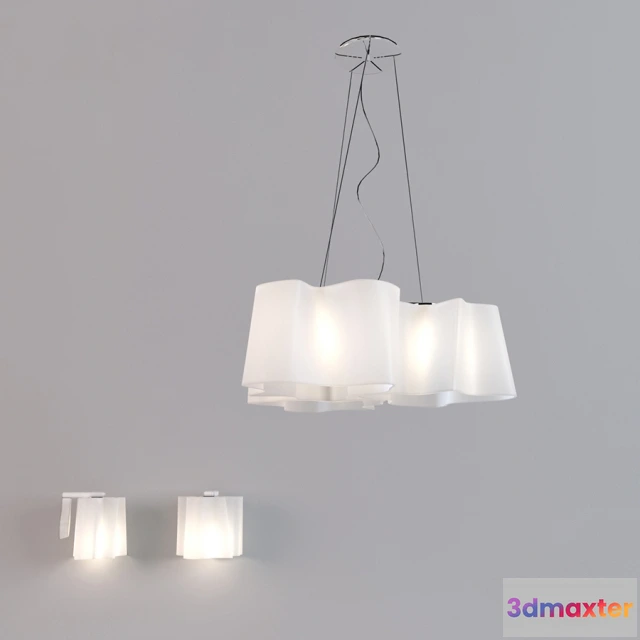 1654108 - lighting - Artemide Logico Sospensione 3D Max