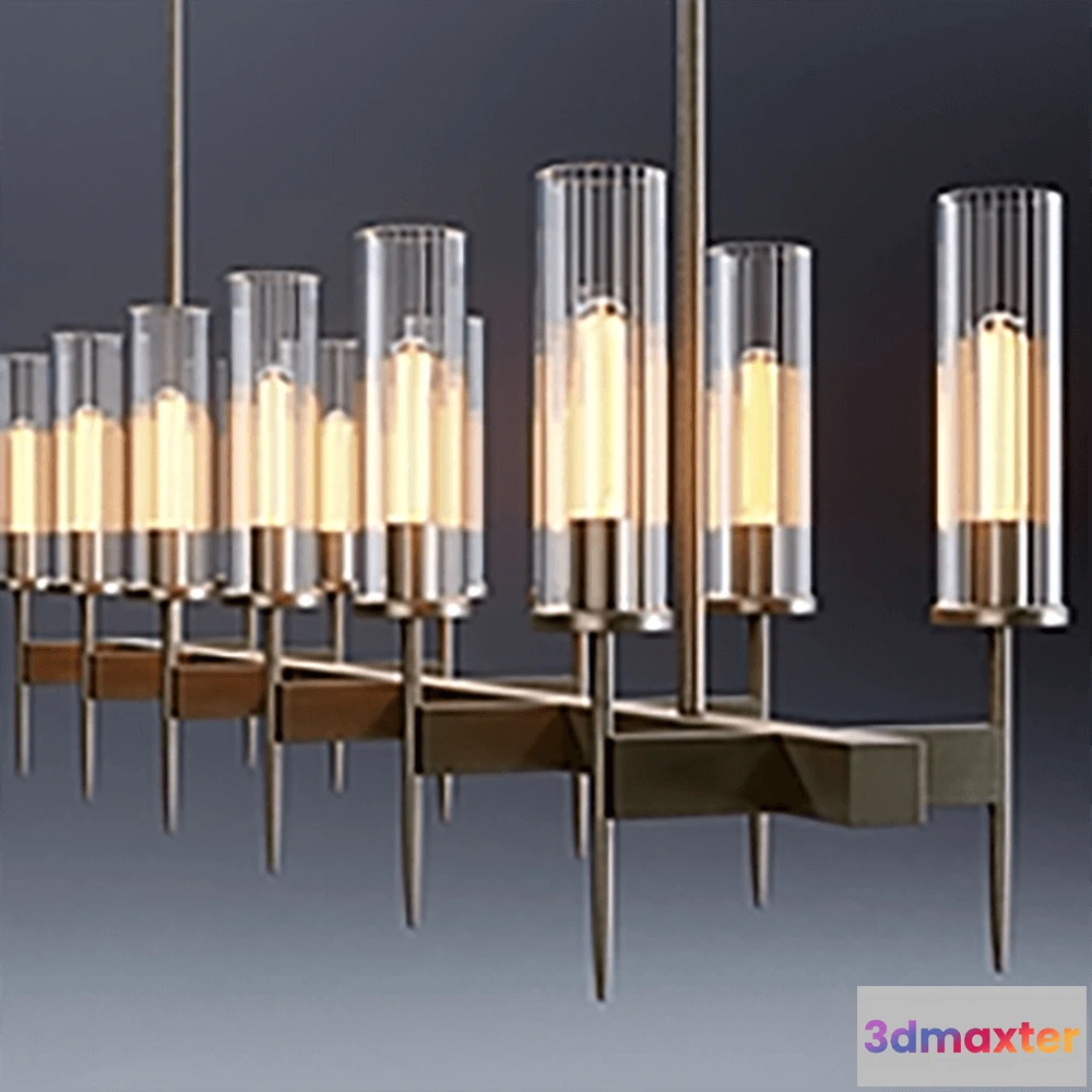 1654112 - lighting - Alouette Chandelier 3D Max