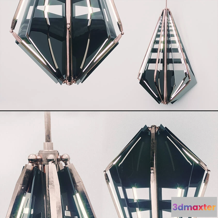 1654214 - lighting - Bec Brittain Echo 4 ceiling lamp 3D Max