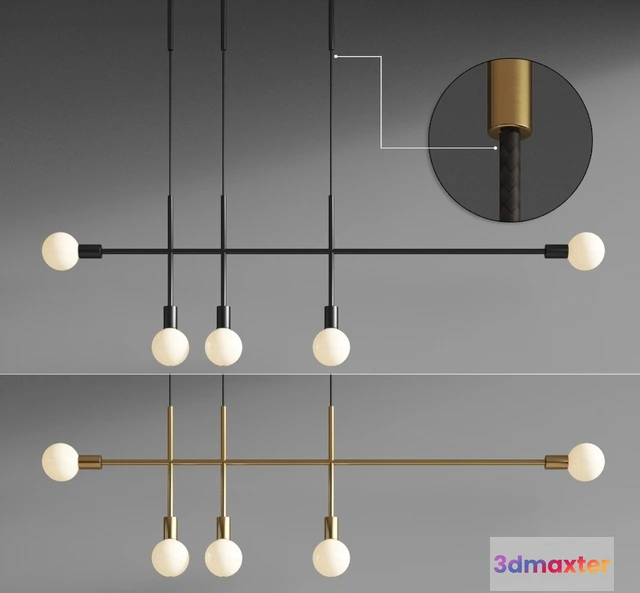 1654216 - lighting - Bigkick Pendant lamp Volkerhaug 3D Max