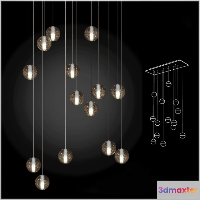1654218 - lighting - Bocci Pendant  light 3D Max