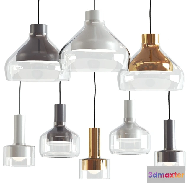 1654238 - lighting - Blu Dot  Trace Pendant light 3D Max