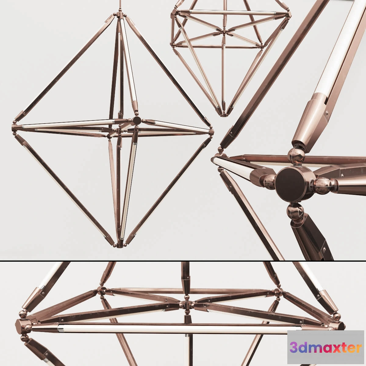 1654256 - lighting - Becbrittain_SHY Polyhedron celeing lamp 3D Max