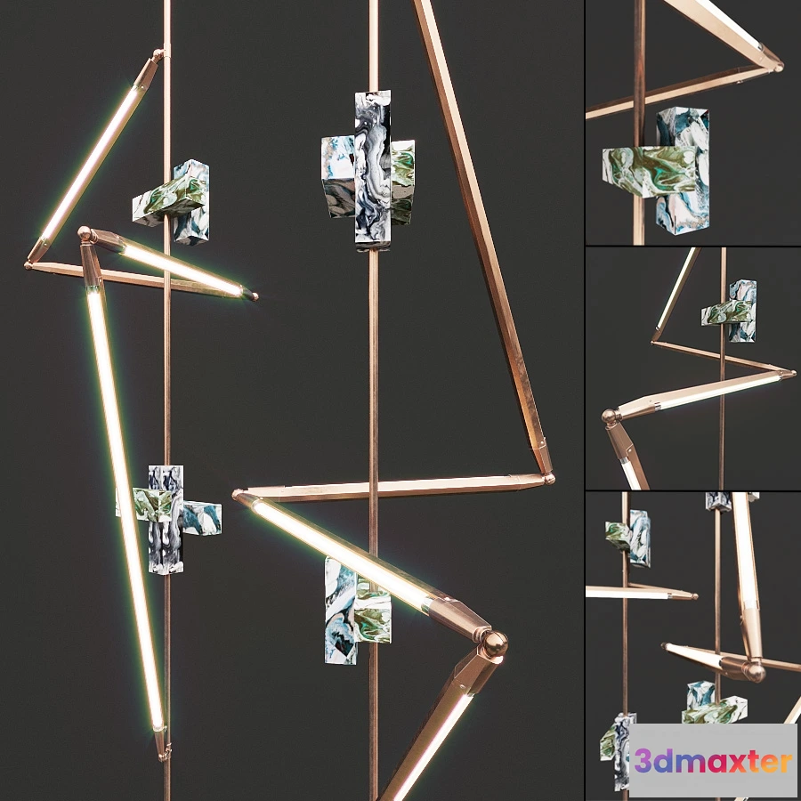 1654274 - lighting - Ceiling lamp 01 3D Max