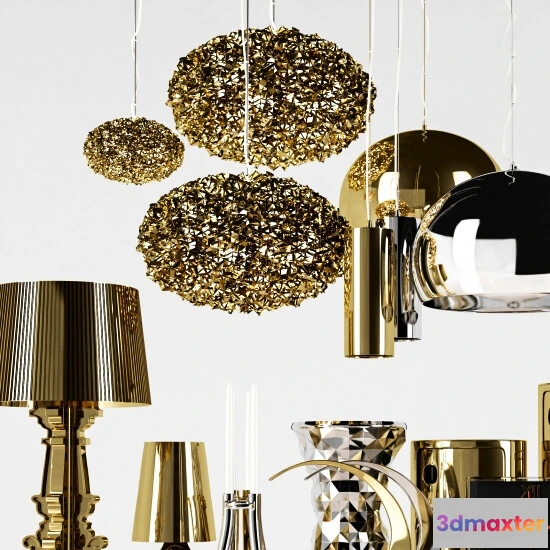 1654280 - lighting - Ceiling lamp Kartell 3D Max