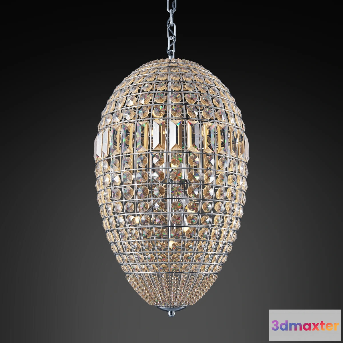1654304 - lighting - Elmer Crystal Chandelier Ch084-107 3D Max